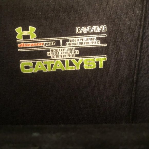 MENS CLASSIC UNDER ARMOUR HALF ZIP CATALYST SWEATER SIZE LARGE - Picture 4 of 8